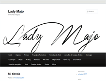Tablet Screenshot of ladymajo.com